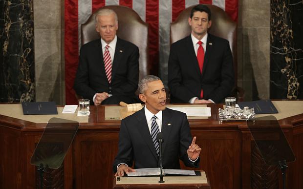 President+Barack+Obama+stood+before+Congress+to+deliver+his+final+State+of+the+Union+address.