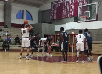 Senior Arnoldo Toro sunk seven of his 11 free throws.