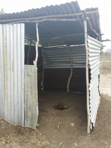 This image is of the bathroom at the Sitamani Primary School.