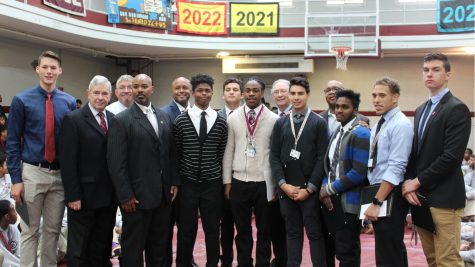 Senior Leaders being honored by the Officers of the Alumni Association.