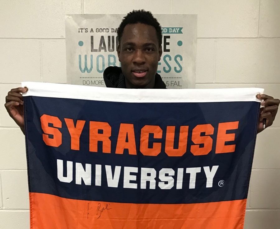 Senior+Bourama+Sidibe+taking+pride+in+his+future+alma+mater%2C+Syracuse+University