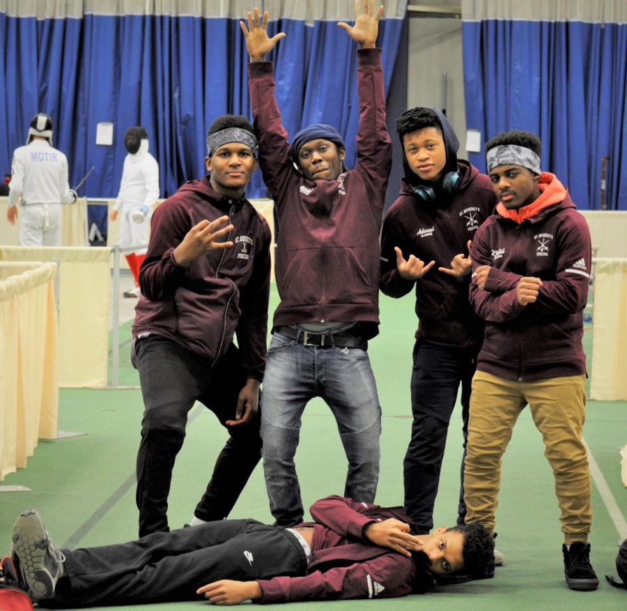 The+Sabre+Team%2C+pictured+here%2C+took+third+this+year+at+the+Cetrulo+Tournament.