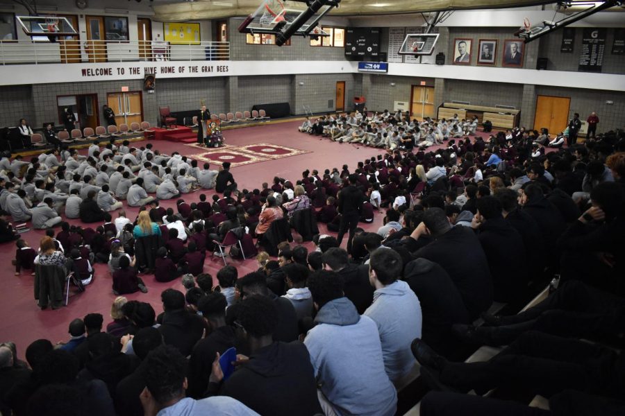 Student+Leaders+are+changing+the+start+time+of+convocation+to+better+encourage+the+growth+of+community+among+the+different+school+levels.